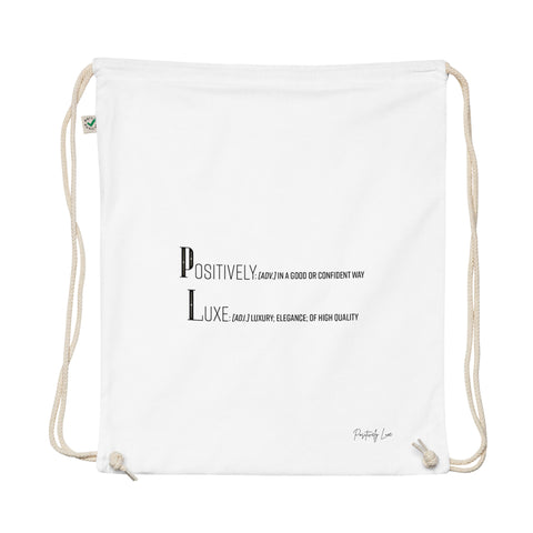 Positively Luxe Drawstring Backpack Dust Bag