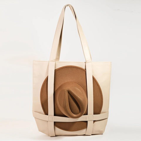 tote bag hat holder