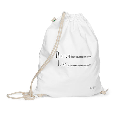 Positively Luxe Drawstring Backpack Dust Bag